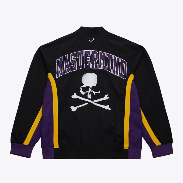 Mitchell & Ness Black Mastermind Full-Zip Warmup Jacket