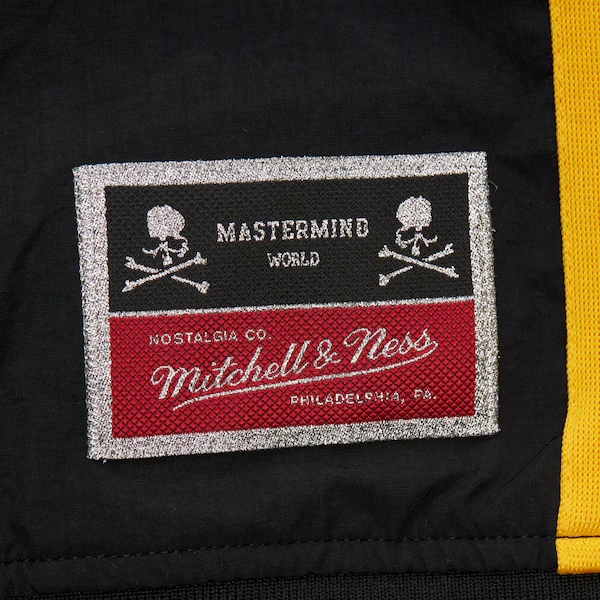 Mitchell & Ness Black Mastermind Full-Zip Warmup Jacket