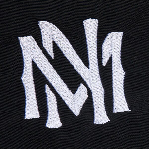 Mitchell & Ness Black Mastermind Full-Zip Warmup Jacket