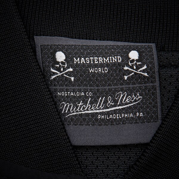 Mitchell & Ness Black Mastermind Full-Zip Warmup Jacket