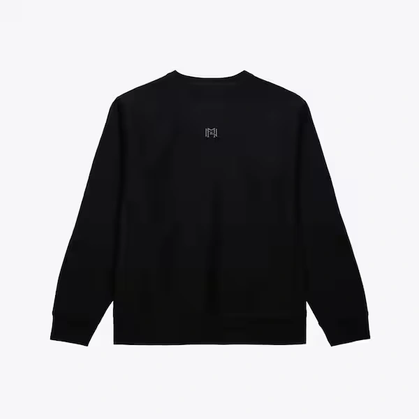 Mitchell & Ness Black Premium Branded Fleece Pullover Sweatshirt