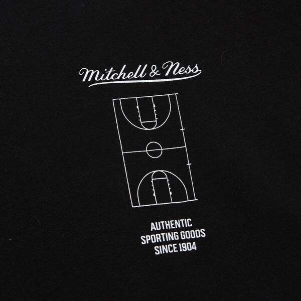 Mitchell & Ness Black Arena Premium Basketball T-Shirt 4 Mitchell & Ness Black Arena Premium Basketball T-Shirt