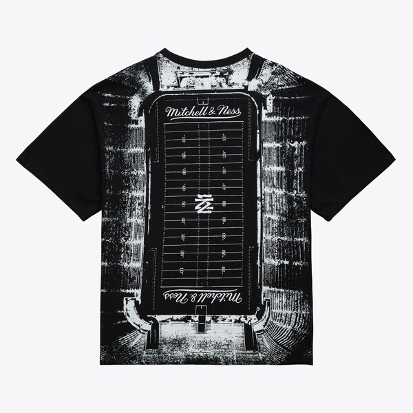 Mitchell & Ness Black Arena Premium Football T-Shirt 3 Mitchell & Ness Black Arena Premium Football T-Shirt