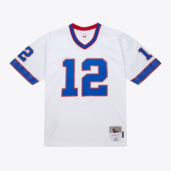 Jim Kelly Buffalo Bills 1990 White Legacy Jersey