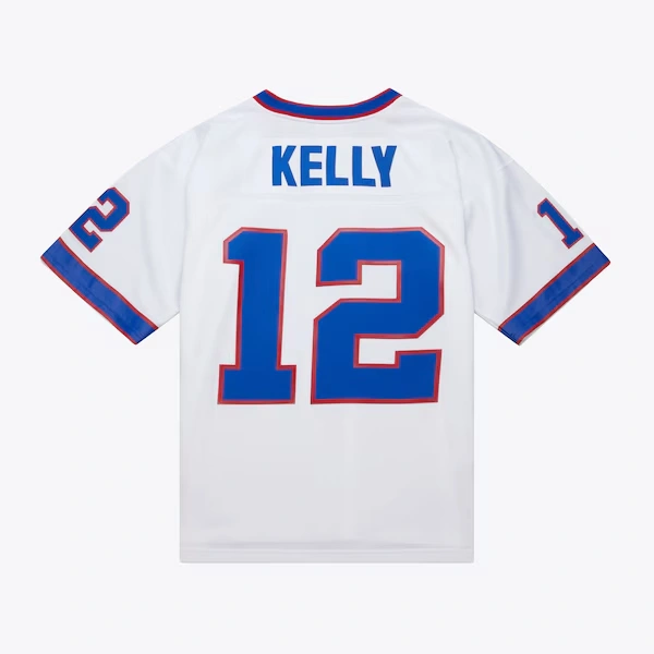 Jim Kelly Buffalo Bills 1990 White Legacy Jersey