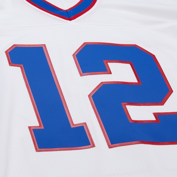 Jim Kelly Buffalo Bills 1990 White Legacy Jersey