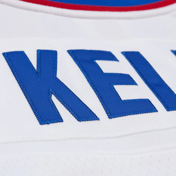 Jim Kelly Buffalo Bills 1990 White Legacy Jersey