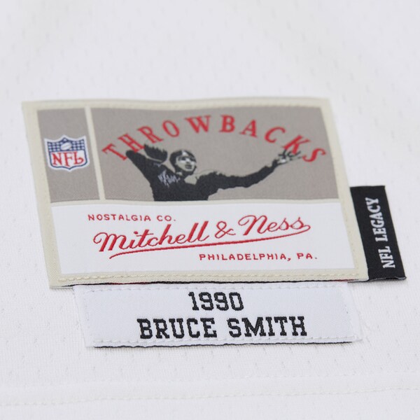 Bruce Smith Buffalo Bills 1990 White Legacy Jersey
