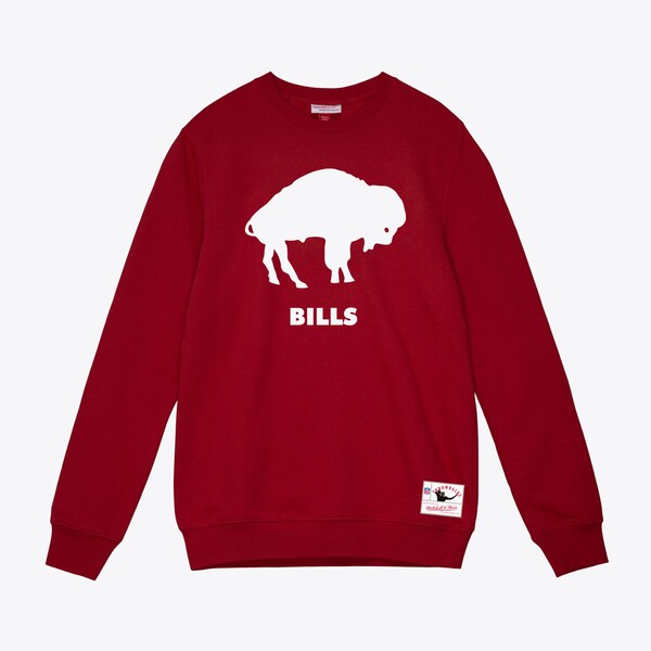 Buffalo Bills Red Team Basic Pullover Sweatshirt