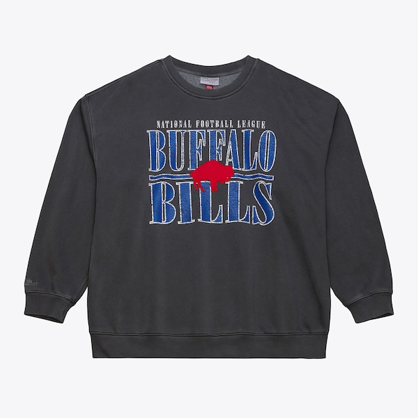 Buffalo Bills Charcoal Downtown Fleece Sweatshirt