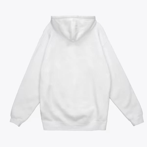 Buffalo Bills White Team Wordmark Vintage Pullover Hoodie