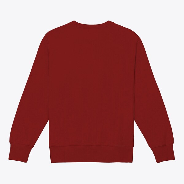 Buffalo Bills Red Distressed Pullover Sweatshirt