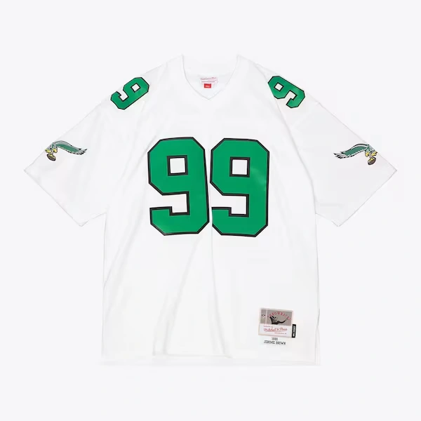 Jerome Brown Philadelphia Eagles 1990 White Legacy Player Jersey