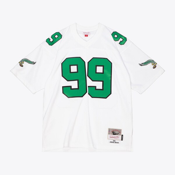 Jerome Brown Philadelphia Eagles 1990 White Legacy Player Jersey
