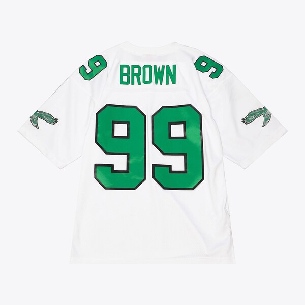 Jerome Brown Philadelphia Eagles 1990 White Legacy Player Jersey