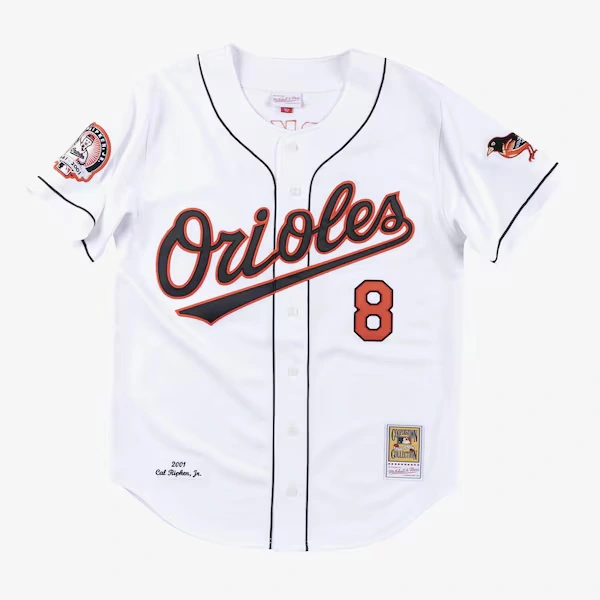 Cal Ripken Jr. Baltimore Orioles White 2001 Authentic Jersey