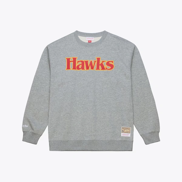 Atlanta Hawks Heather Gray Walk-Off Fleece Sweatshirt