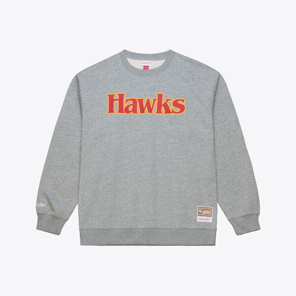 Atlanta Hawks Heather Gray Walk-Off Fleece Sweatshirt