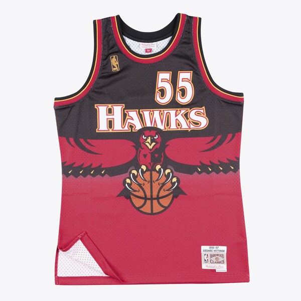 Dikembe Mutombo Atlanta Hawks 1996-97 Red Swingman Player Jersey