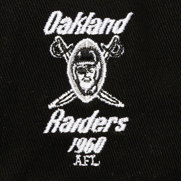 Oakland Raiders Black Morning Haze Pro Crown Snapback Hat