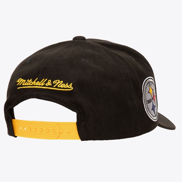 Pittsburgh Steelers Black Shady Suede Pro Snapback Hat 3 Pittsburgh Steelers Black Shady Suede Pro Snapback Hat