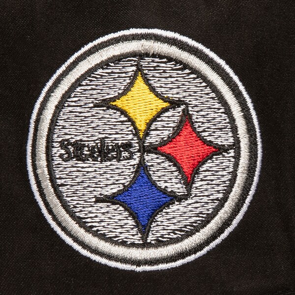 Pittsburgh Steelers Black Shady Suede Pro Snapback Hat 4 Pittsburgh Steelers Black Shady Suede Pro Snapback Hat