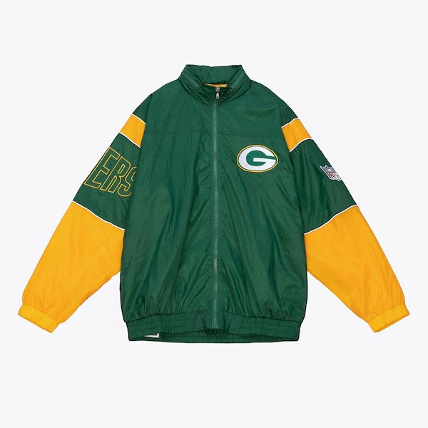 Green Bay Packers Green Authentic Full-Zip Sideline Jacket