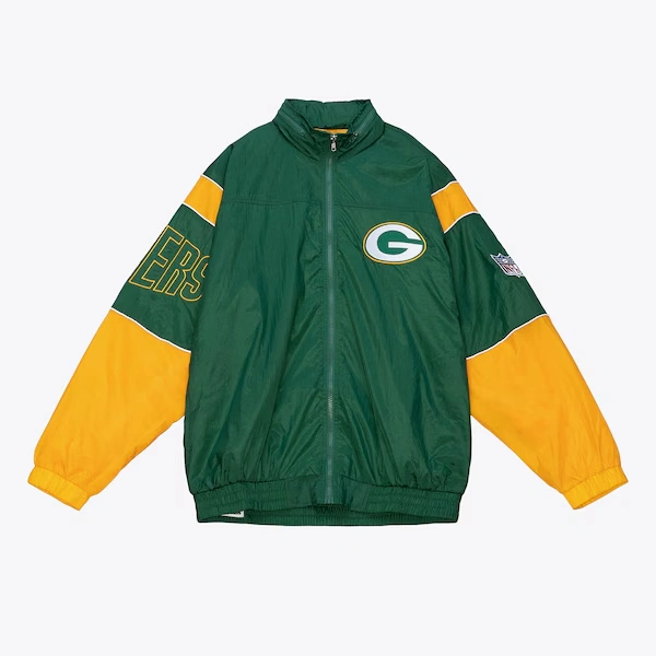 Green Bay Packers Green Authentic Full-Zip Sideline Jacket