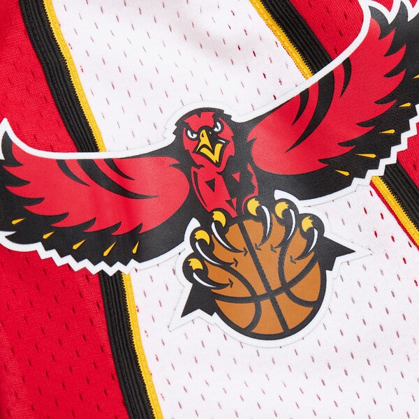 Atlanta Hawks 1999-00 Red Swingman Shorts 4 Atlanta Hawks 1999-00 Red Swingman Shorts