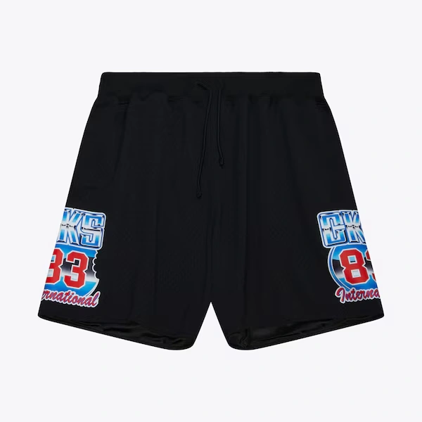 M&N x Cookies Black Mesh Shorts