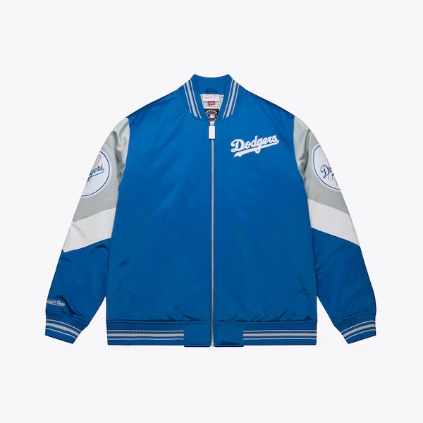 Los Angeles Dodgers Royal Throwback Current Heavyweight Satin Full-Zip Jacket