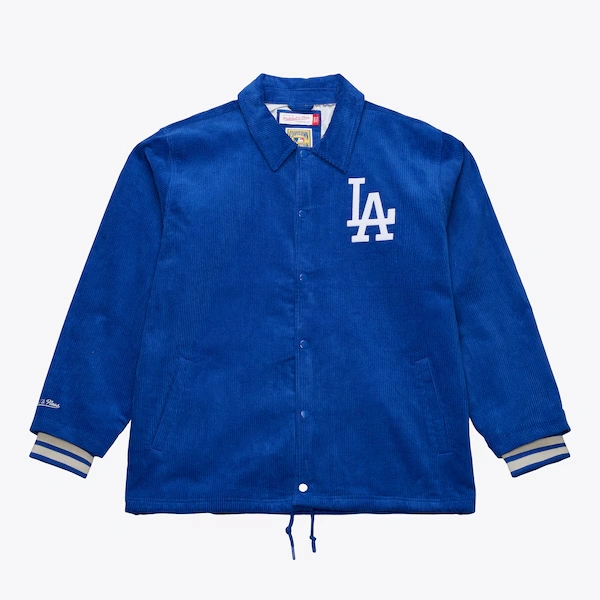 Los Angeles Dodgers Royal Off the Bus Corduroy Coaches Full-Snap Jacket