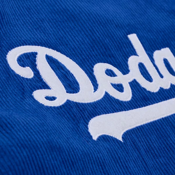 Los Angeles Dodgers Royal Off the Bus Corduroy Coaches Full-Snap Jacket 4 Los Angeles Dodgers Royal Off the Bus Corduroy Coaches Full-Snap Jacket