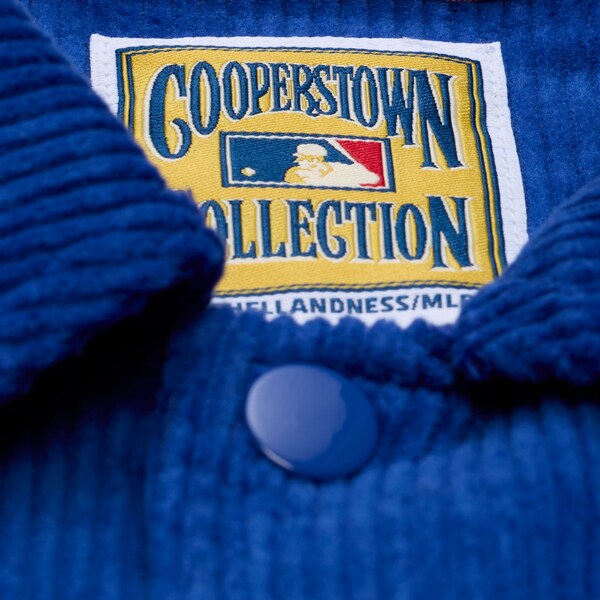Los Angeles Dodgers Royal Off the Bus Corduroy Coaches Full-Snap Jacket 5 Los Angeles Dodgers Royal Off the Bus Corduroy Coaches Full-Snap Jacket