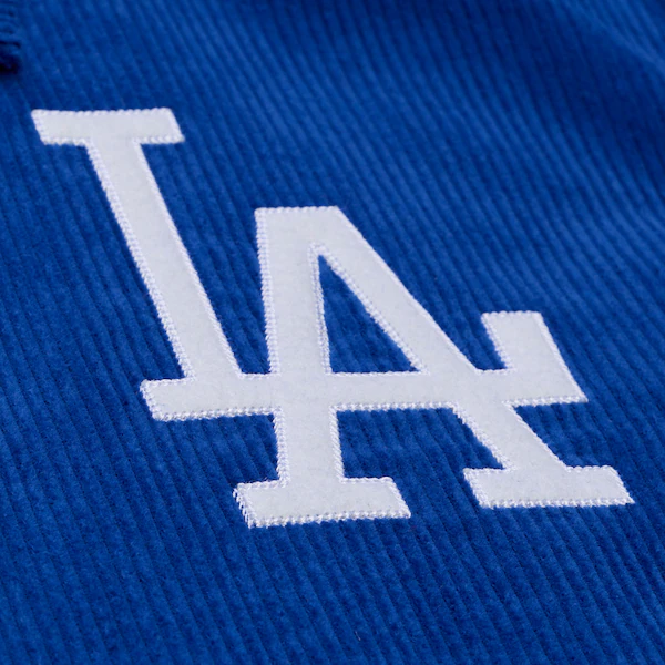Los Angeles Dodgers Royal Off the Bus Corduroy Coaches Full-Snap Jacket 6 Los Angeles Dodgers Royal Off the Bus Corduroy Coaches Full-Snap Jacket
