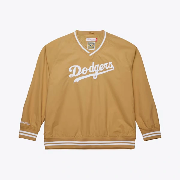Los Angeles Dodgers Khaki Cooperstown Vintage Pullover