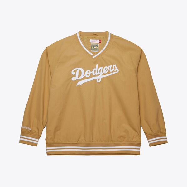 Los Angeles Dodgers Khaki Cooperstown Vintage Pullover