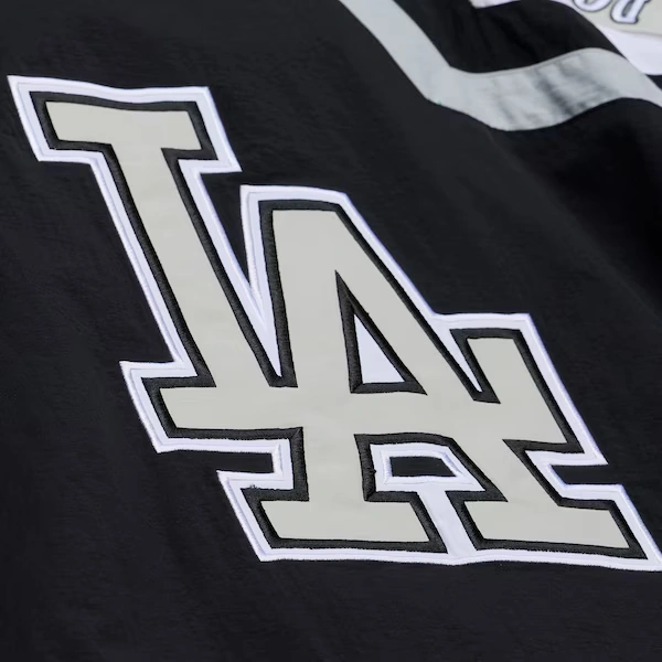Los Angeles Dodgers Black 7x World Series Champions Throwback Full-Zip Windbreaker 6 Los Angeles Dodgers Black 7x World Series Champions Throwback Full-Zip Windbreaker