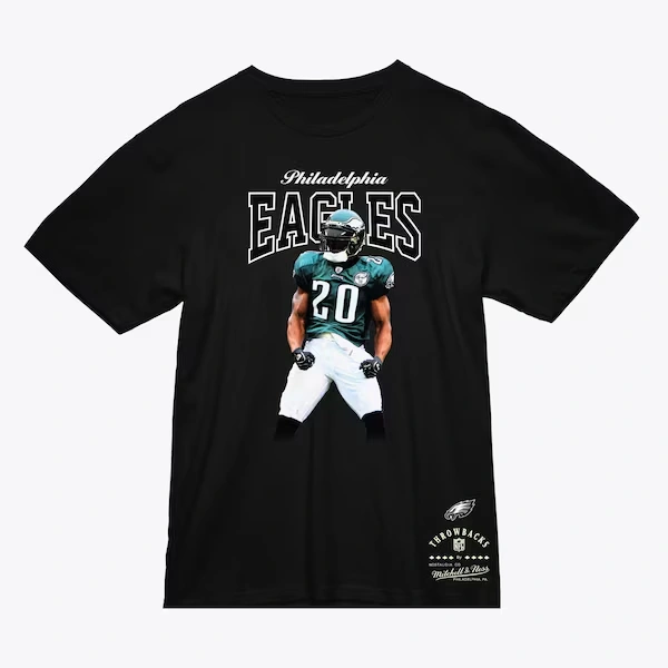 Brian Dawkins Philadelphia Eagles Black Sideline T-Shirt