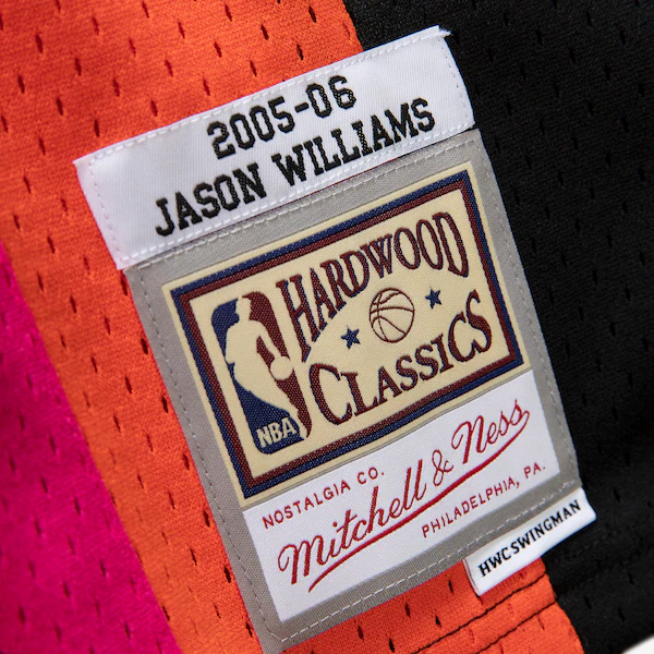 Jason Williams Miami Heat 2005-06 Black Swingman Player Jersey 5 Jason Williams Miami Heat 2005-06 Black Swingman Player Jersey