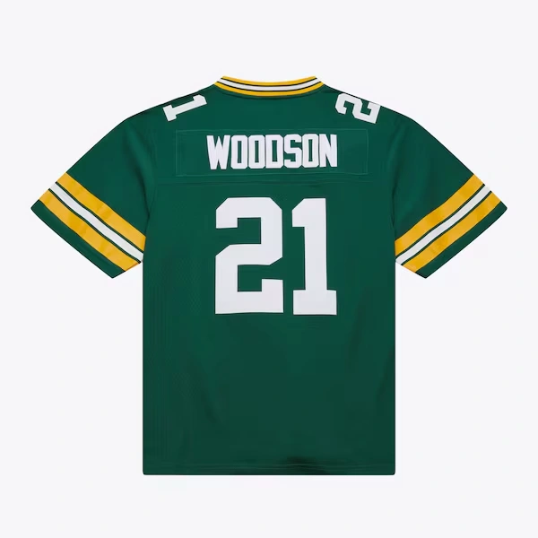 Women's Charles Woodson Green Bay Packers Kelly Green Legacy Player Jersey