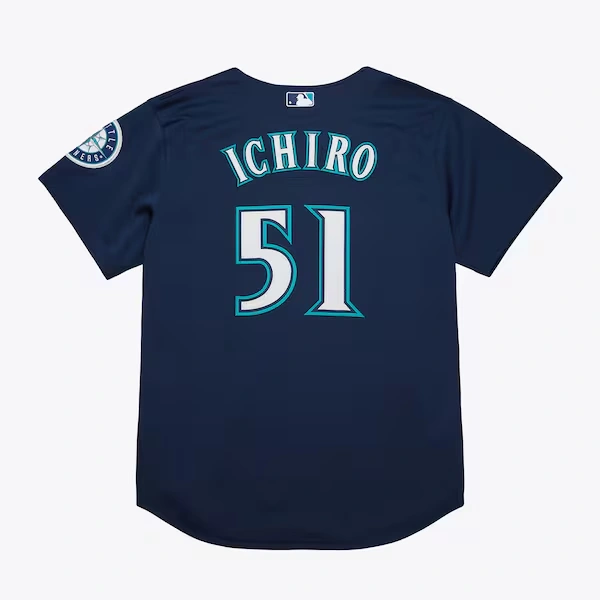 Ichiro Suzuki Seattle Mariners Navy 2004 Authentic Jersey