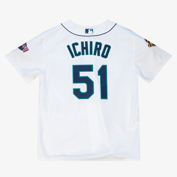 Ichiro Suzuki Seattle Mariners White 2001 Authentic Player Jersey