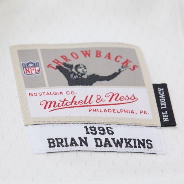Youth Brian Dawkins Philadelphia Eagles 1996 White Legacy Jersey
