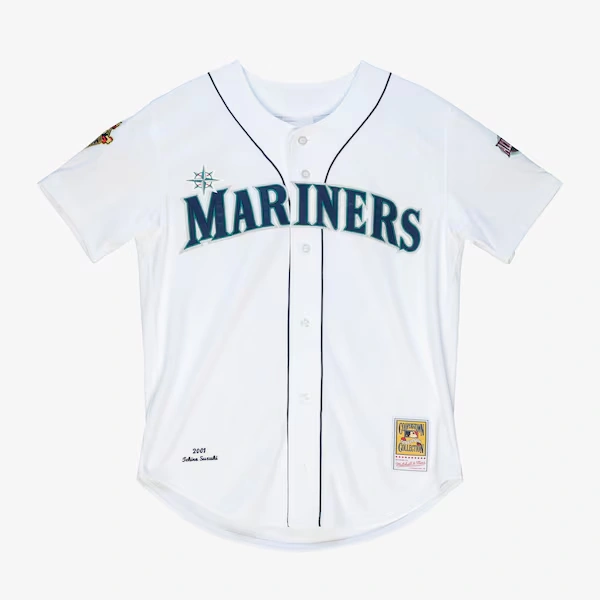 Ichiro Suzuki Seattle Mariners White 2001 Authentic Jersey