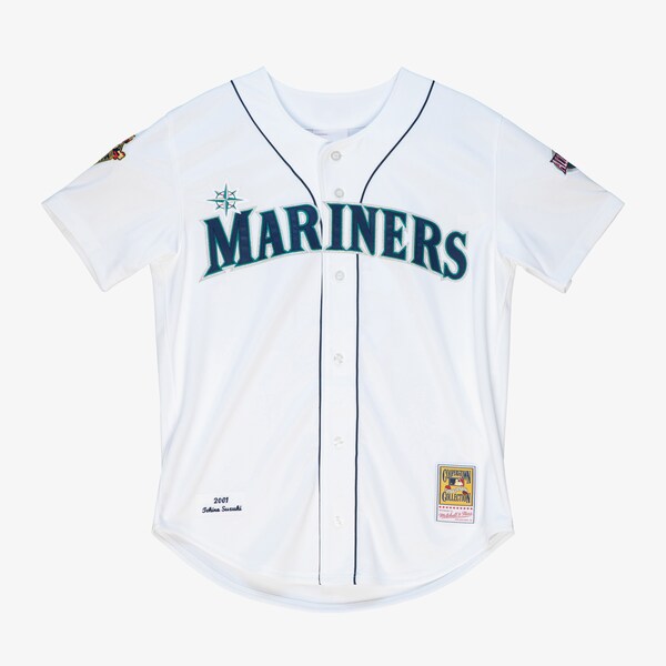 Ichiro Suzuki Seattle Mariners White 2001 Authentic Jersey
