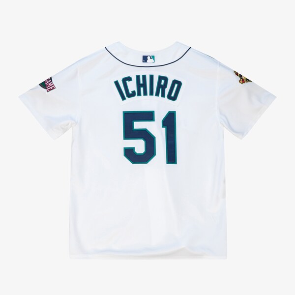 Ichiro Suzuki Seattle Mariners White 2001 Authentic Jersey