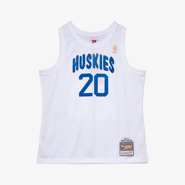 Damon Stoudamire Toronto Raptors 1996-97 White Huskies Swingman Player Jersey