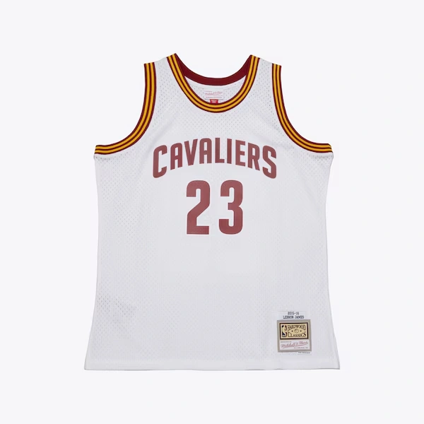 LeBron James Cleveland Cavaliers 2015-16 White Swingman Jersey