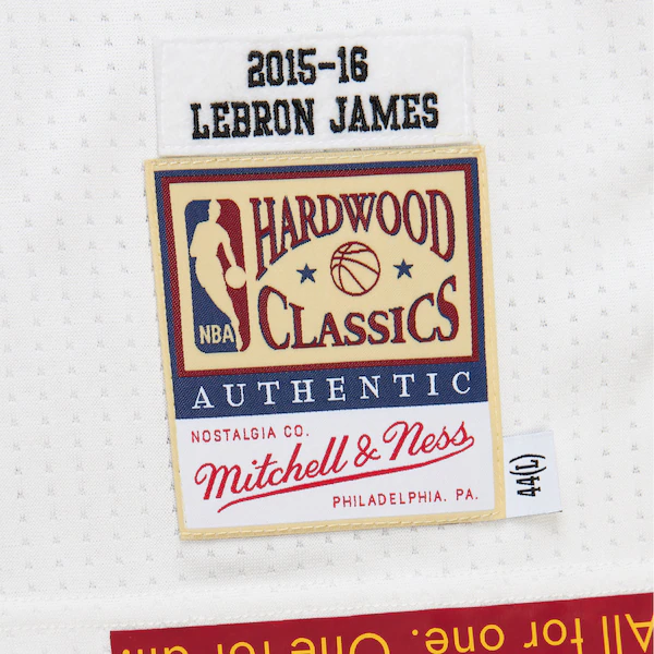 LeBron James Cleveland Cavaliers 2015-16 White Authentic Jersey